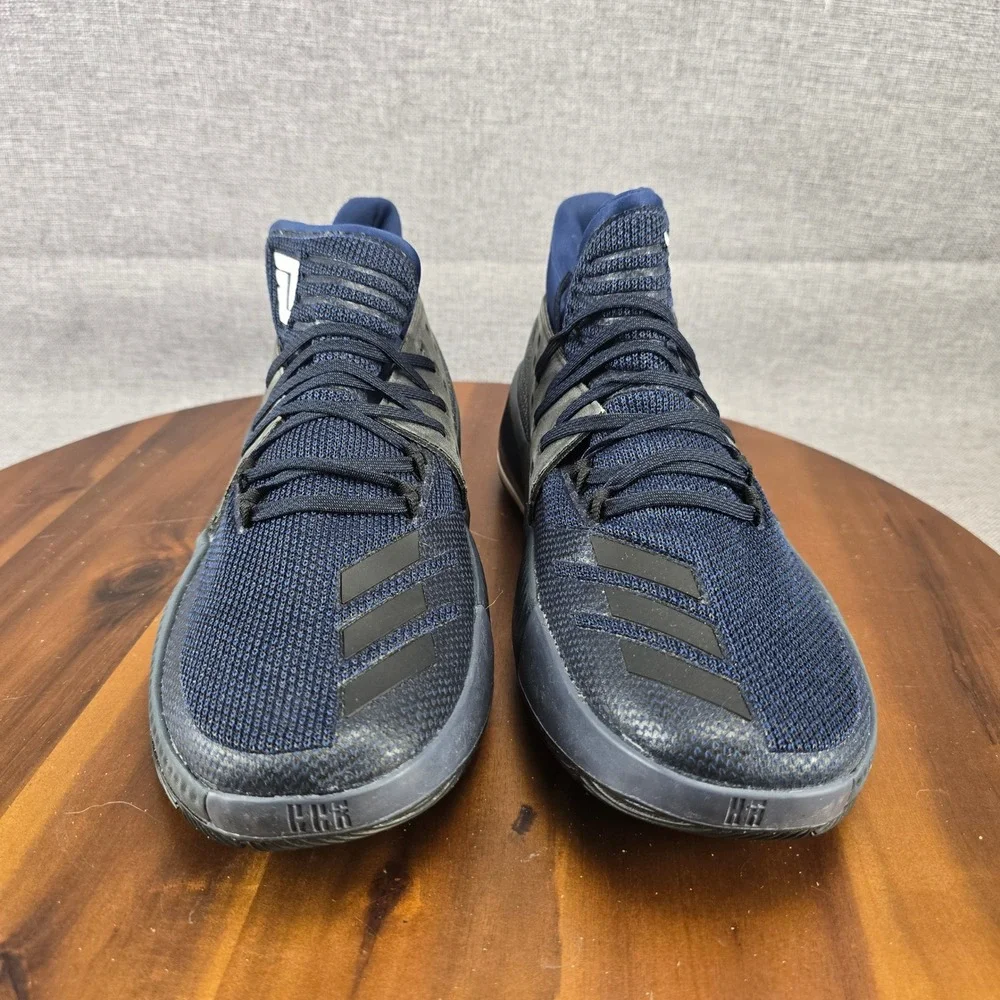 Adidas Dame 3 Mens Basketball Shoes Blue‎ Black Sneakers BB8271 Size 12